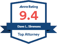 Logo Recognizing Law Offices of Dave L. Simmons, P.A.'s affiliation with AVVO